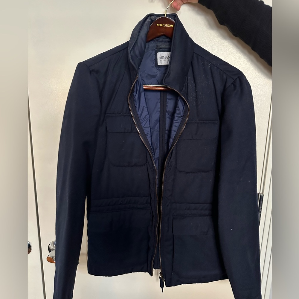 Armani Navy Utility Jacket, Men M